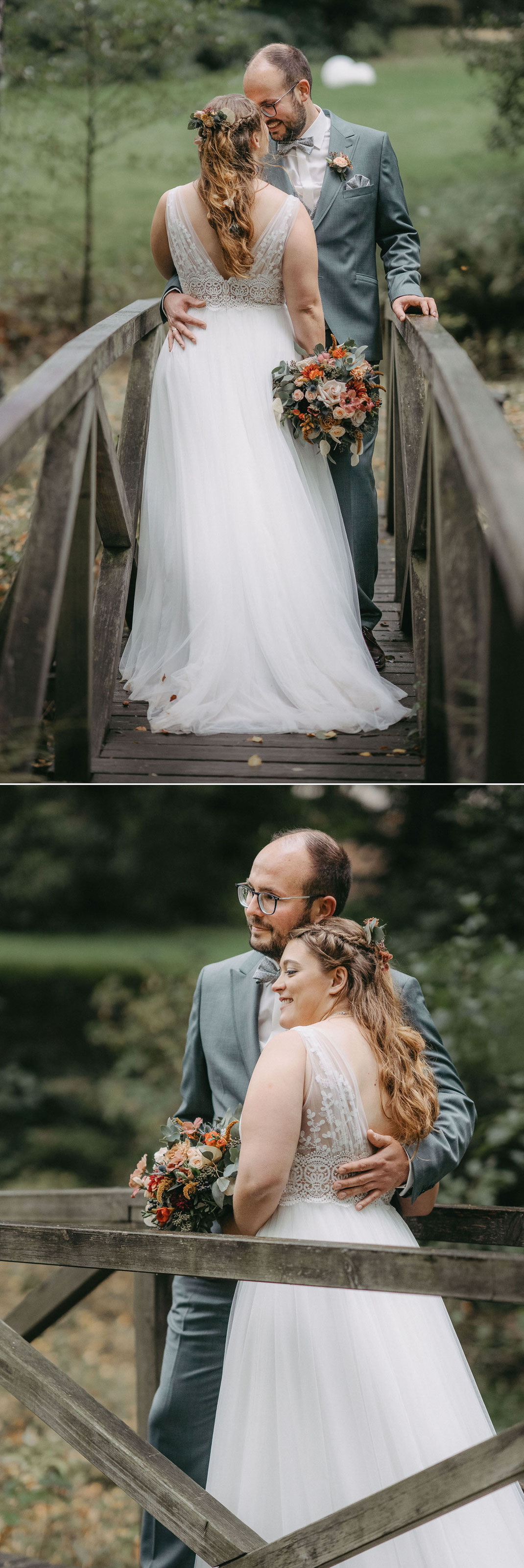 Paarportrait: Jenny und Pascal blicken gemeinsam in die Zukunft.