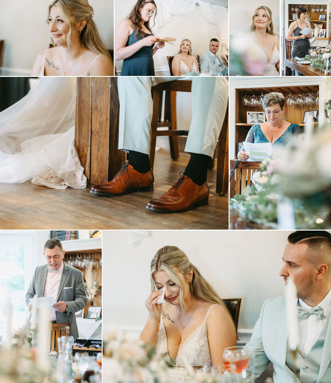 Toast auf das Brautpaar: Erik erhebt das Glas auf seinen besten Freund Florian und Braut Michelle während der Hochzeitsfeier im Erzgebirgskreis.