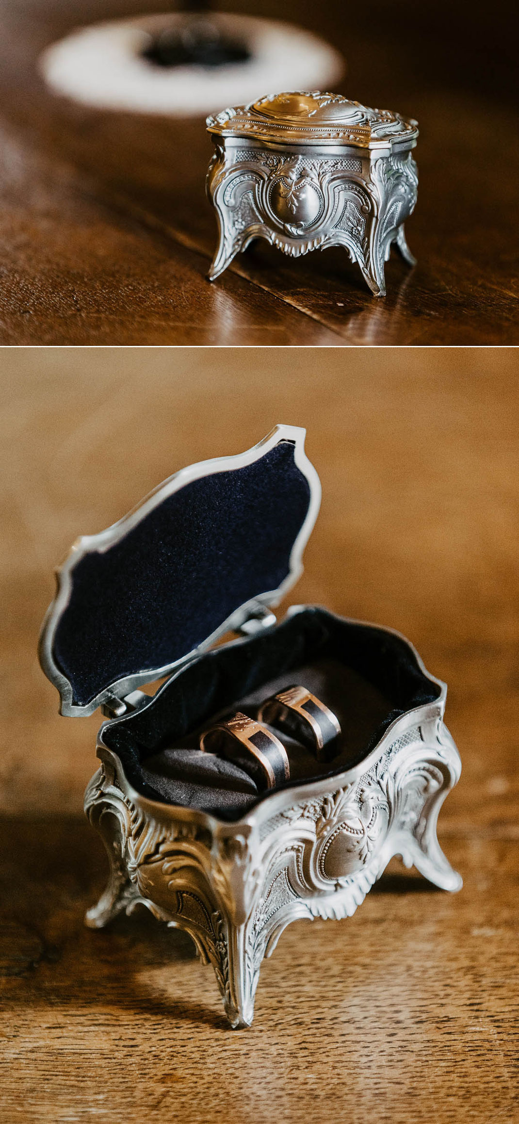 schloss schlettau hochzeit, Eheringe, Black wedding