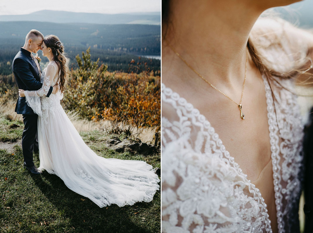 Hochzeit auf dem Bärensteiner Berg - Feier in der Gaststätte Berghotel Bärensteiner Berg - Hochzeitsfotografie im Erzgebirge