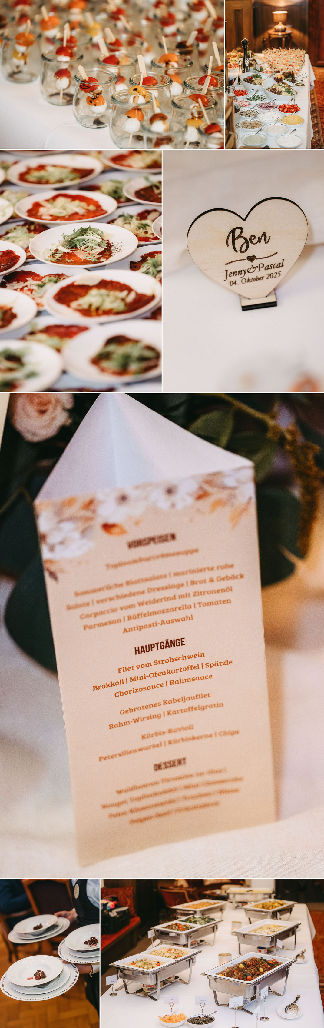 Exklusives Hochzeitsbuffet im Restaurant ARTICHOKE: Kulinarik der Extraklasse.
