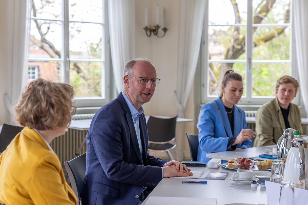 Dr. Timm Kern zu Besuch am SAF Kirchheim