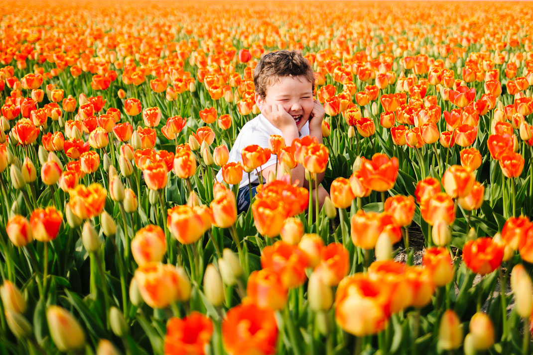 kids photoshoot flower fields Lisse