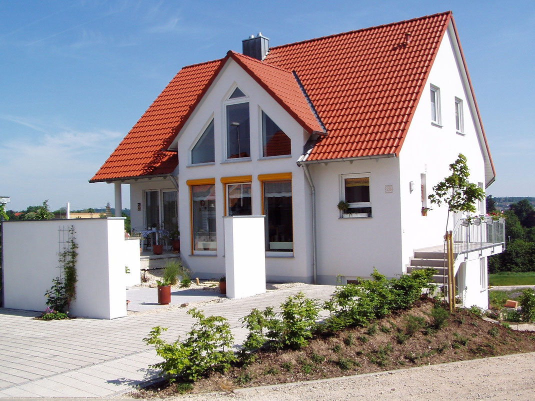Massivhaus aus Blähton
