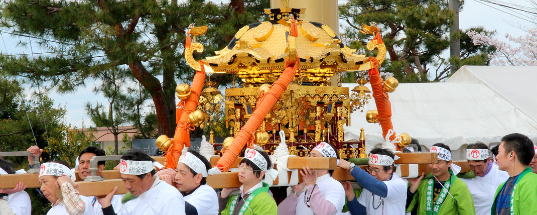 春季大祭お迎えみこし巡行