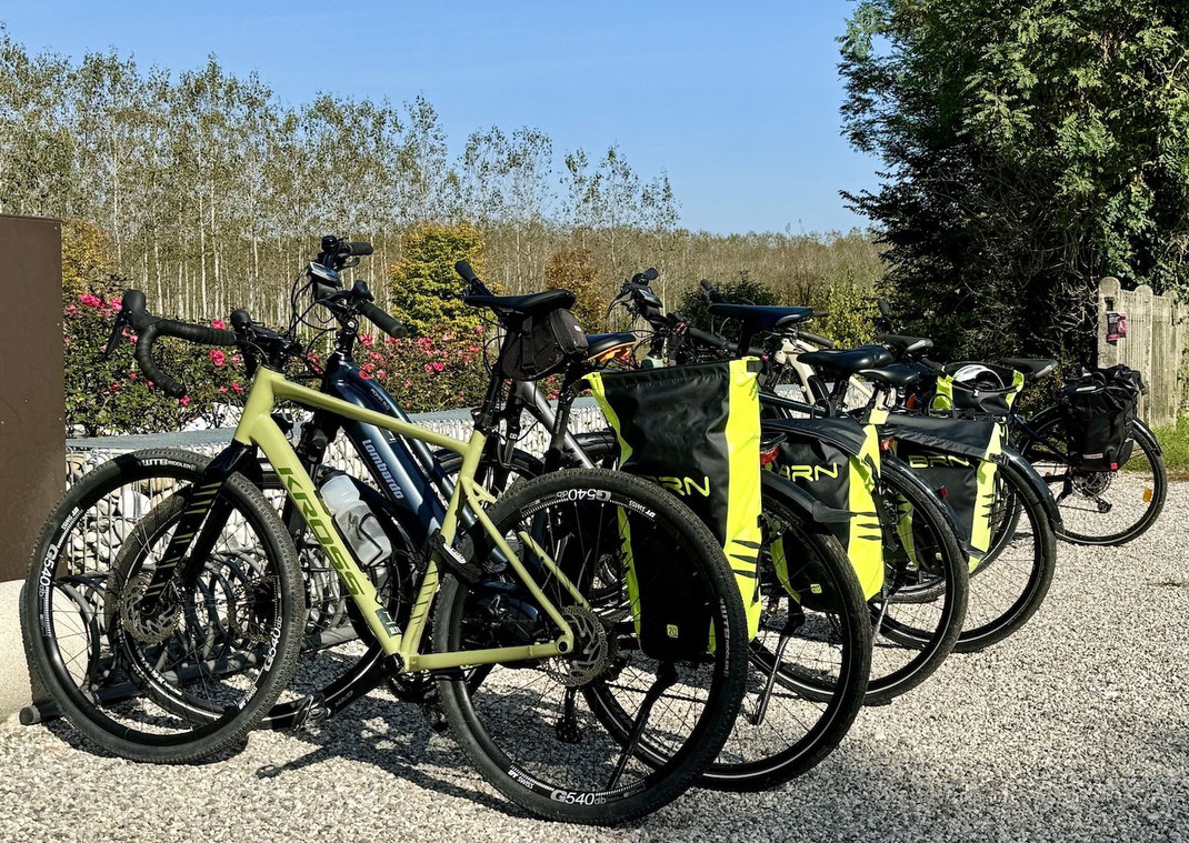 unsere Bikes für die Tour