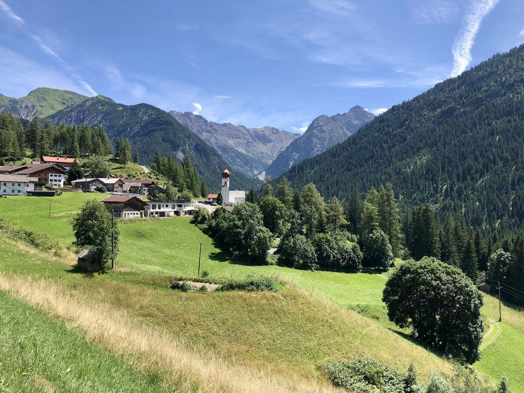 Postkartenidylle in der Auffahrt zum Hahntennjoch