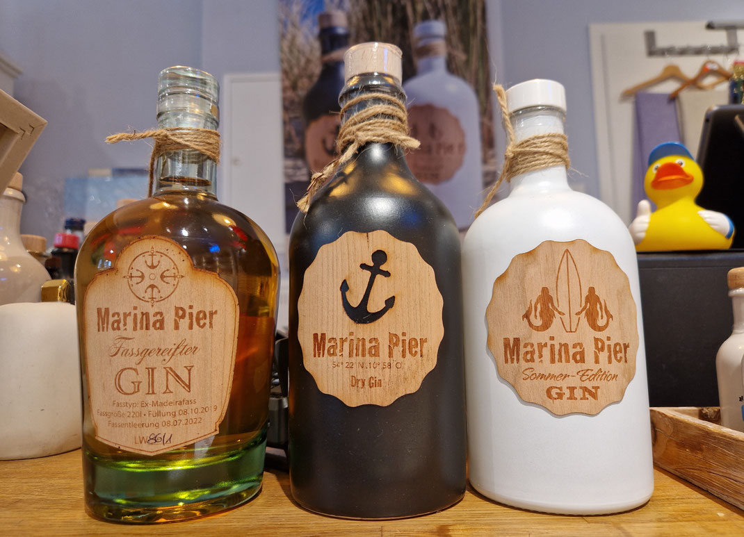 marina pier, parina pier spirituosen, marina pier gin, marina pier rum, marina pier schleswig holstein