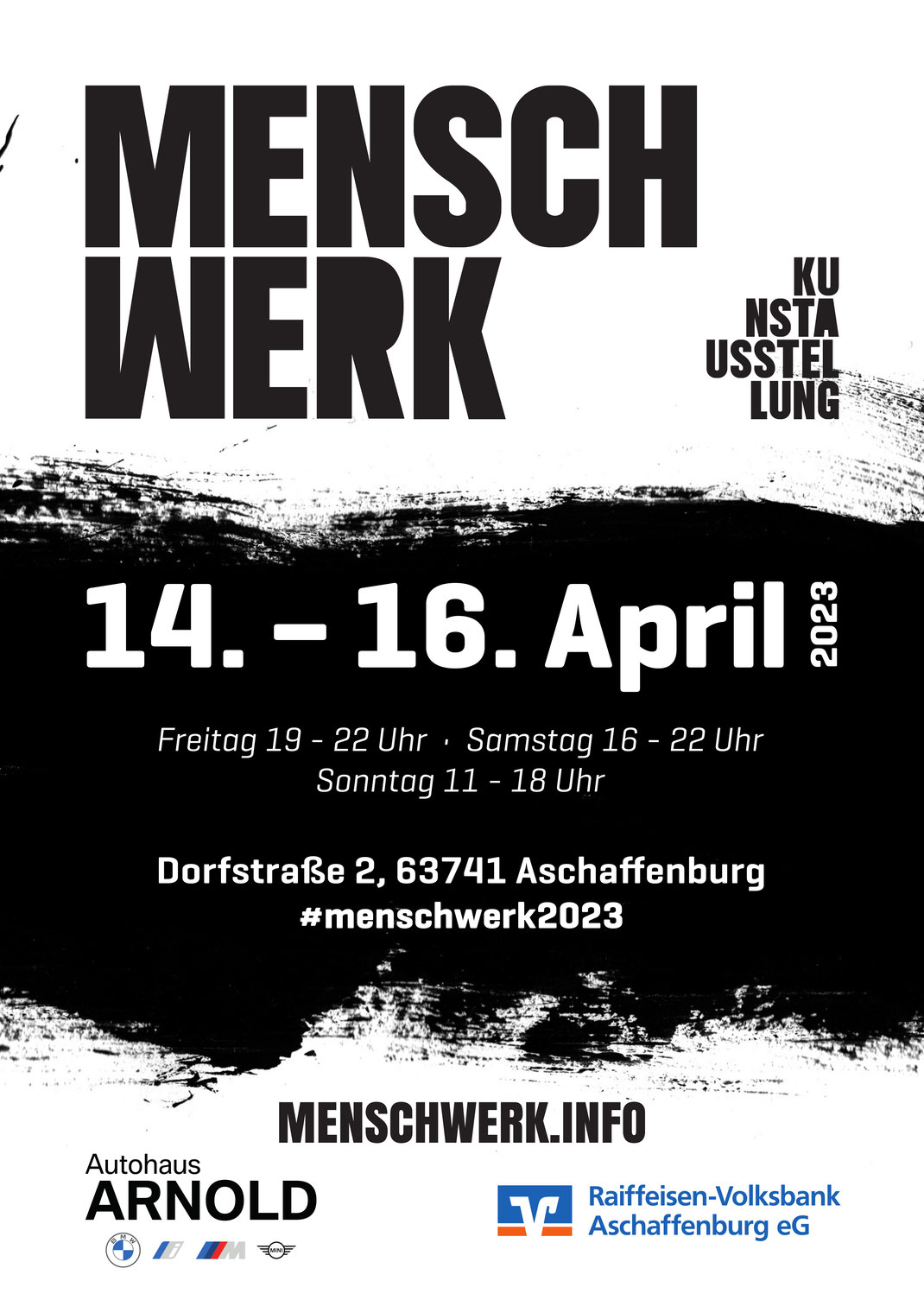 #08 Plakat DIN A3 "Menschwerk 2023"