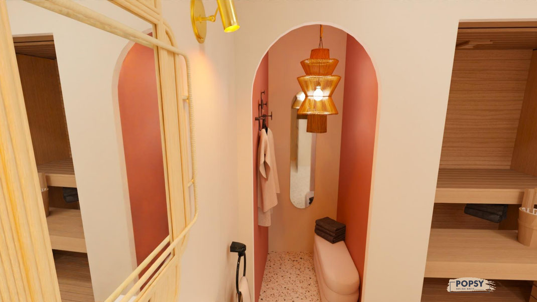 décoration et agencement institut de beauté cabine spa bordeaux le bouscat 33 décoratrice architecte intérieur popsy deco popsydeco