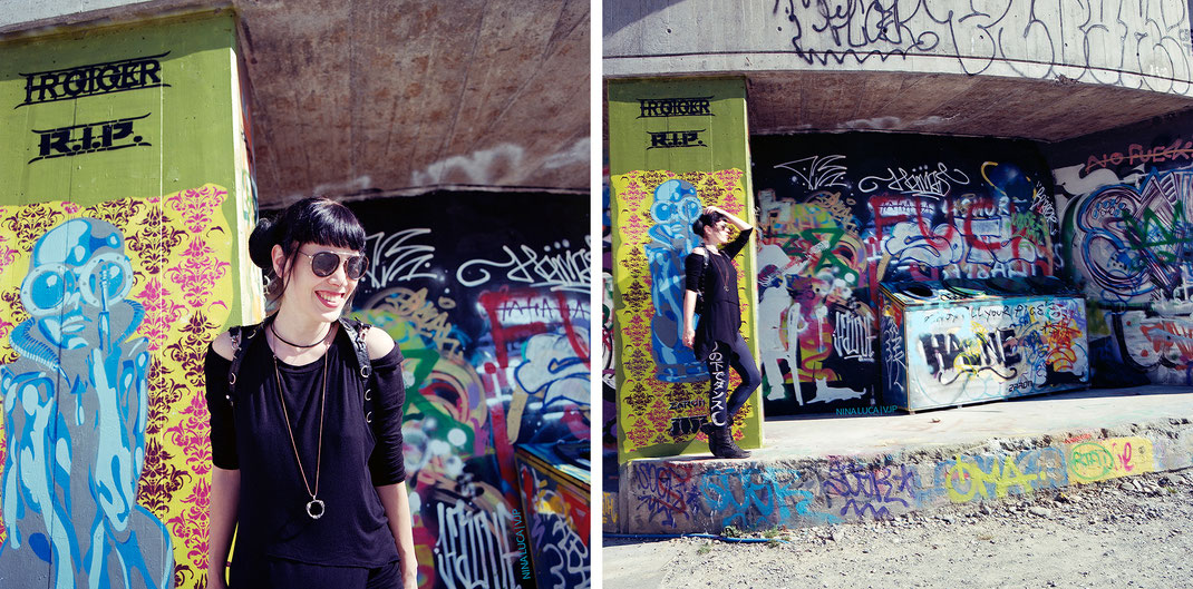 image: nina luca, vjp photography, hasselblad photography, madness is clothing, in controll clothing, steven madden, brache bern, swiss fashion blogger, swiss blogger, schweizer blogger, dark fashion blog, nu goth blog, dark fashion, jungle tribe