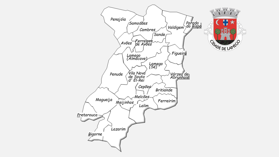 Freguesias do concelho de Lamego antes da reforma administrativa de 2013