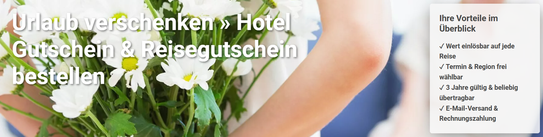 Hotel- und Reisegutschein kaufen
