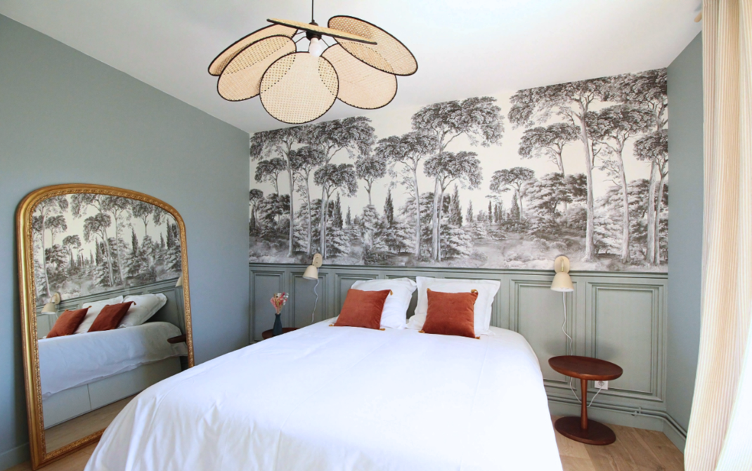 Conception, aménagement, location saisonnière, chambre avec panoramique