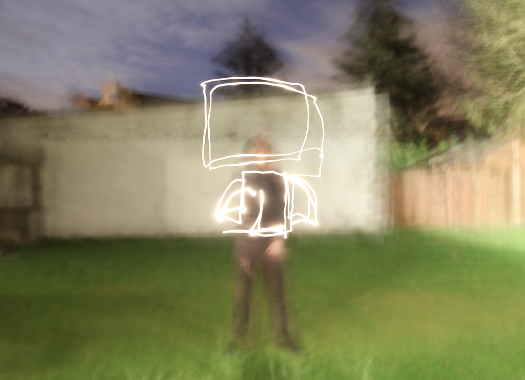 UMN dessin du lumière, light drawing, Lichtzeichnung / Michaël Camellini / Lille (France) 2o12.