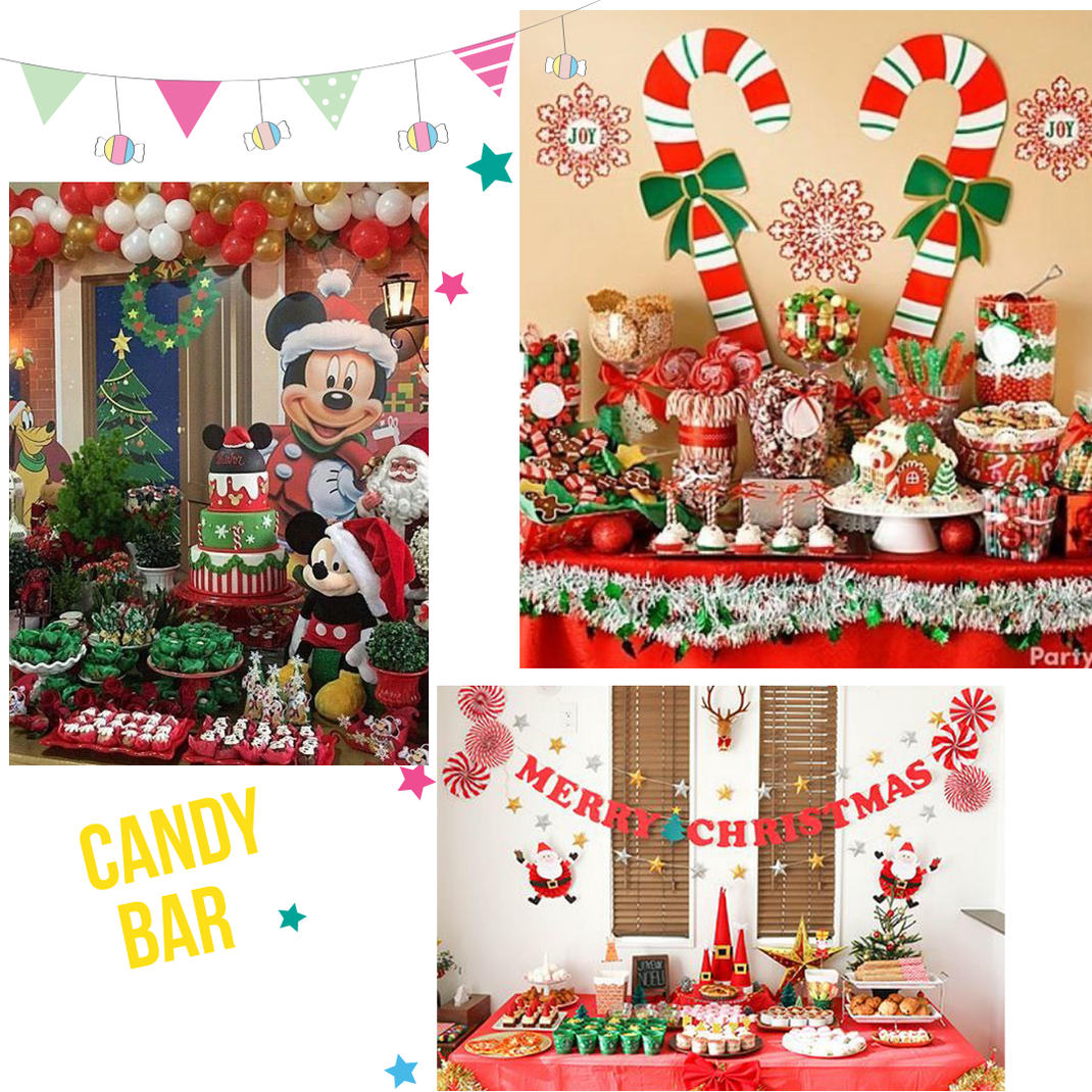 mesa de dulces de navidad