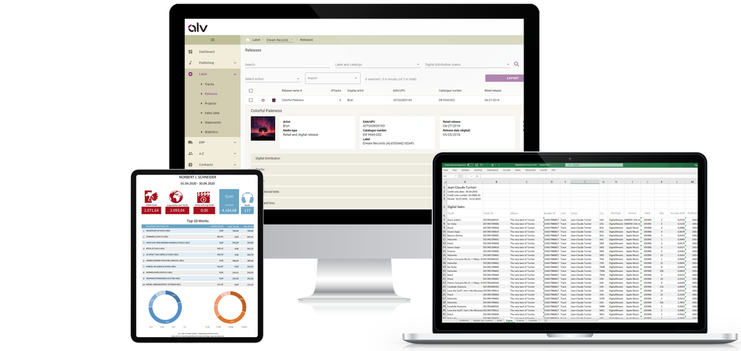 ALV: Cloud Software for Label and Publishers