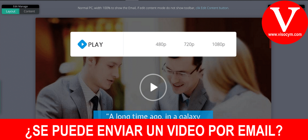 ¿SE PUEDE ENVIAR UN VÍDEO POR EMAIL?