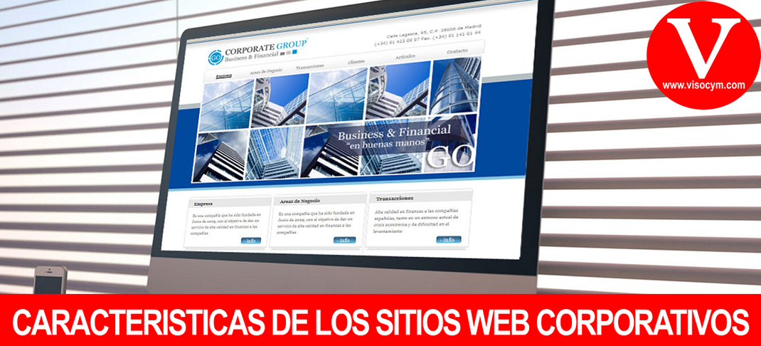 CARACTERISTICAS DE LOS SITIOS WEB CORPORATIVOS