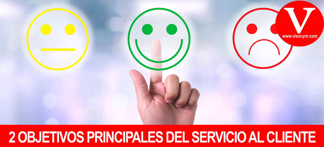 Los 2 objetivos principales del servicio al cliente