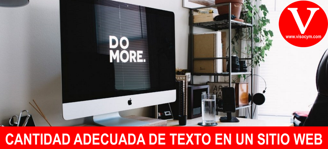 CANTIDAD ADECUADA DE TEXTO EN UN SITIO WEB