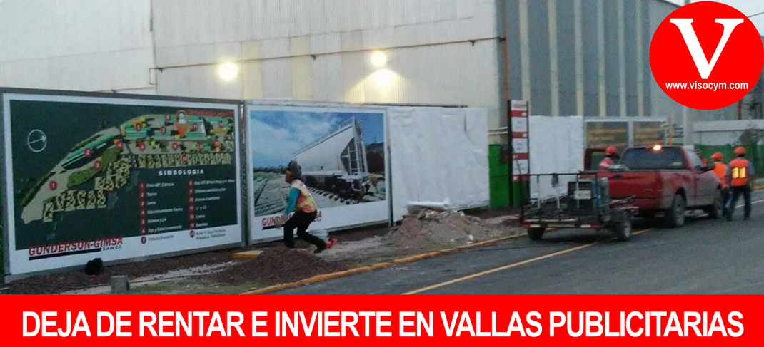 DEJA DE RENTAR E INVIERTE EN VALLAS PUBLICITARIAS
