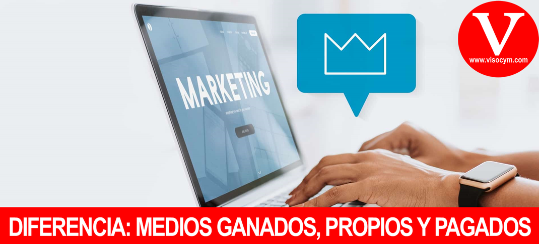 DIFERENCIA: MEDIOS GANADOS, PROPIOS Y PAGADOS