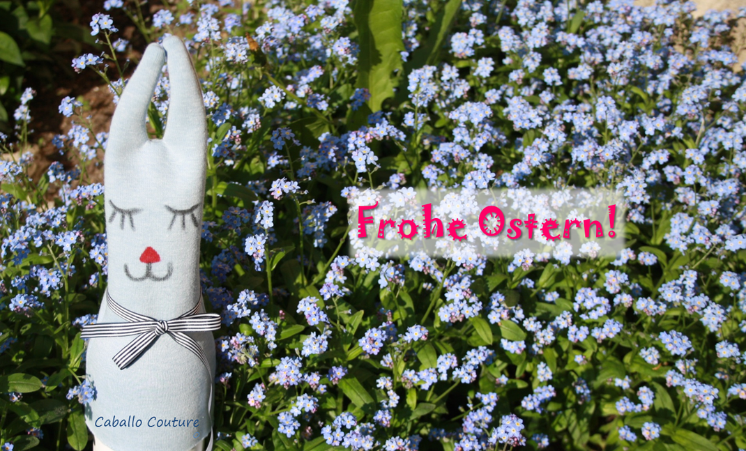 Osterkarte, Osterhase, Bastelidee Ostern, Caballo Couture, Bastelvorlage Hase, verpackung Flasche, Ostergrüße