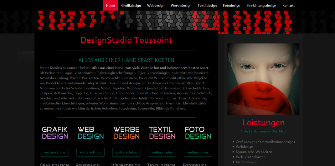 QuickWebDesign - Galerie Webdesign - DesignStudio Toussaint - Design-Web-Werbung