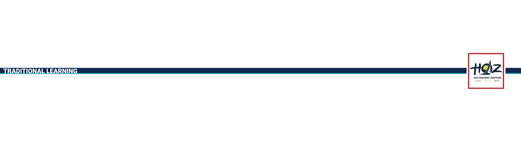 Der Seitenteiler ist ein optisches Stilelement zur Auflockerung der Webseite. Es ist ein Strich in marine Blau mit abschliessendem HOZ Logo.