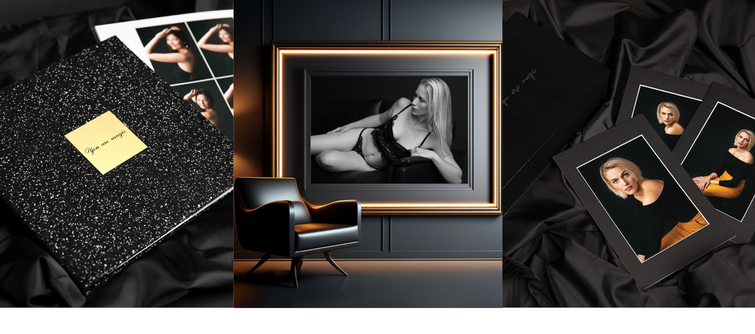 High-end wall portrait adding character and presence to modern interiors