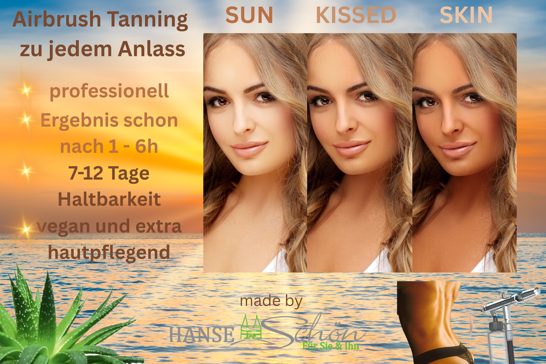 Spray Tanning Airbrush-Tanning Tanning Bräune