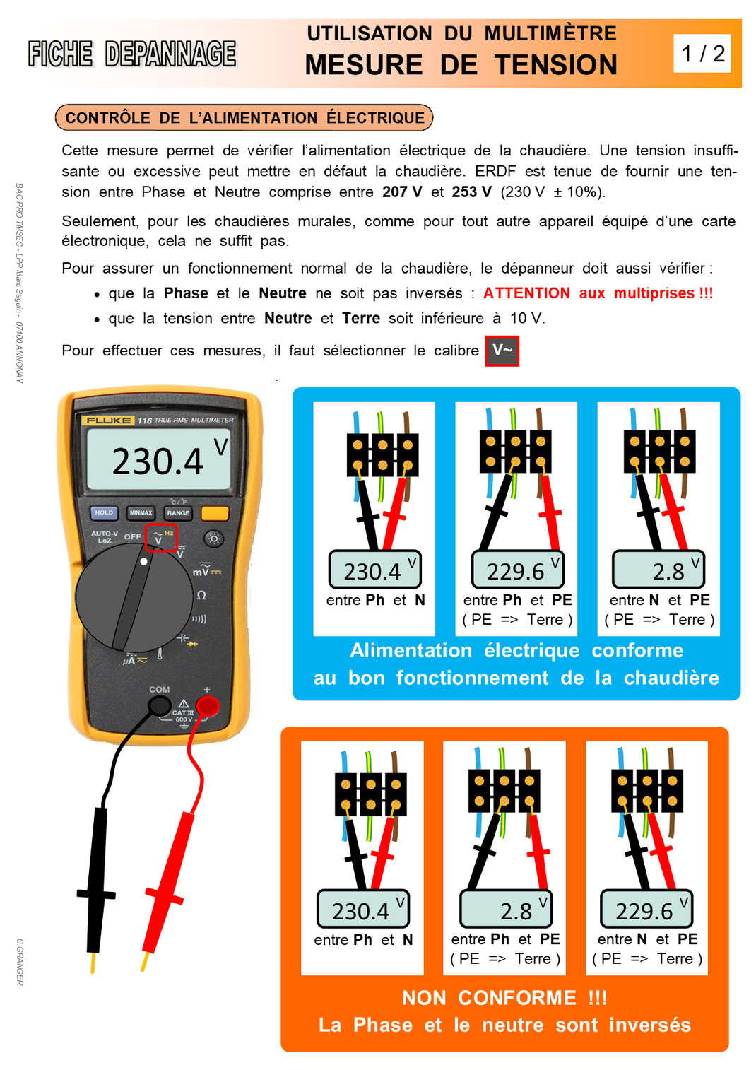 RENDEMENT DES CAPTEURS THERMIQUES - M2E-MarcSeguin