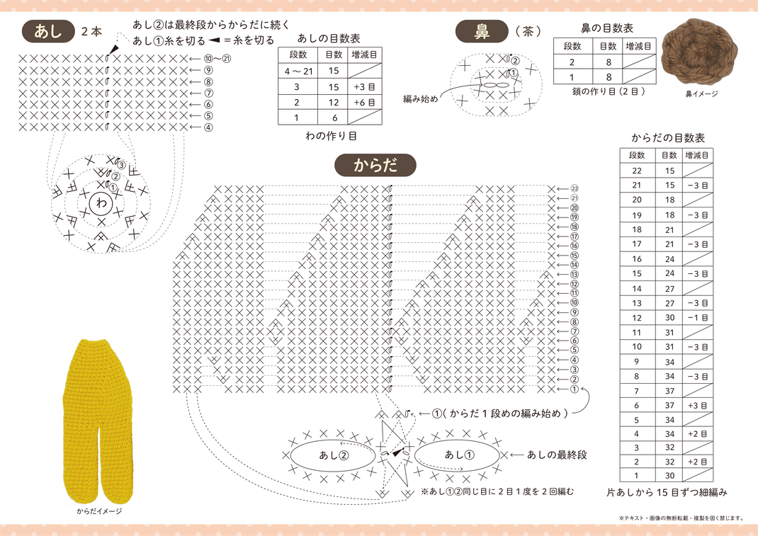 きりん Crochet Amigurumi ページ
