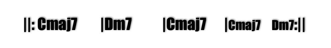 C Ionian example progression
