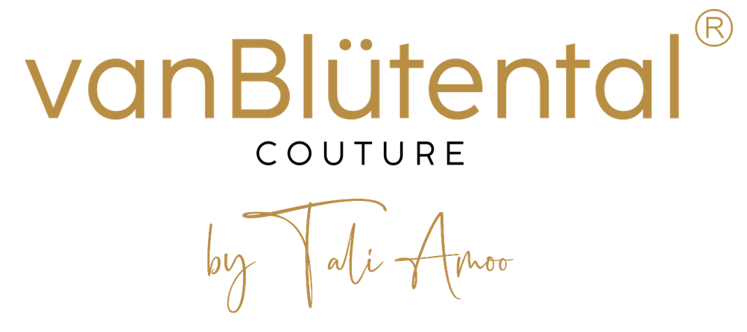 Wortmarke in Gold vanBlütental Couture by Tali Amoo