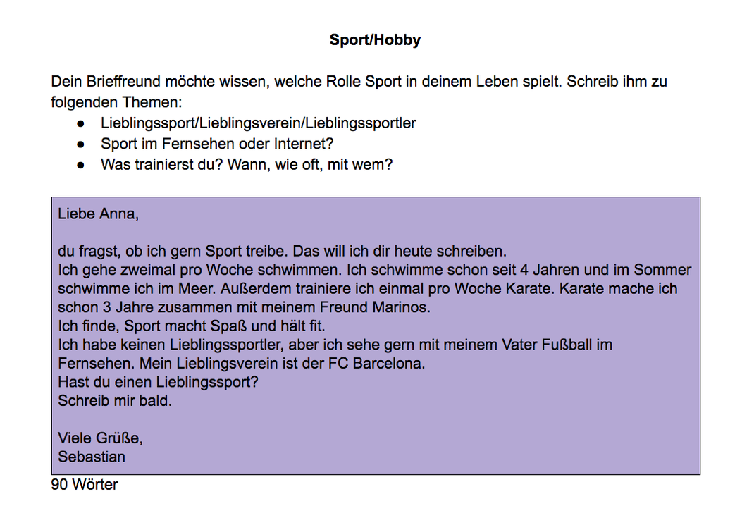 Online German