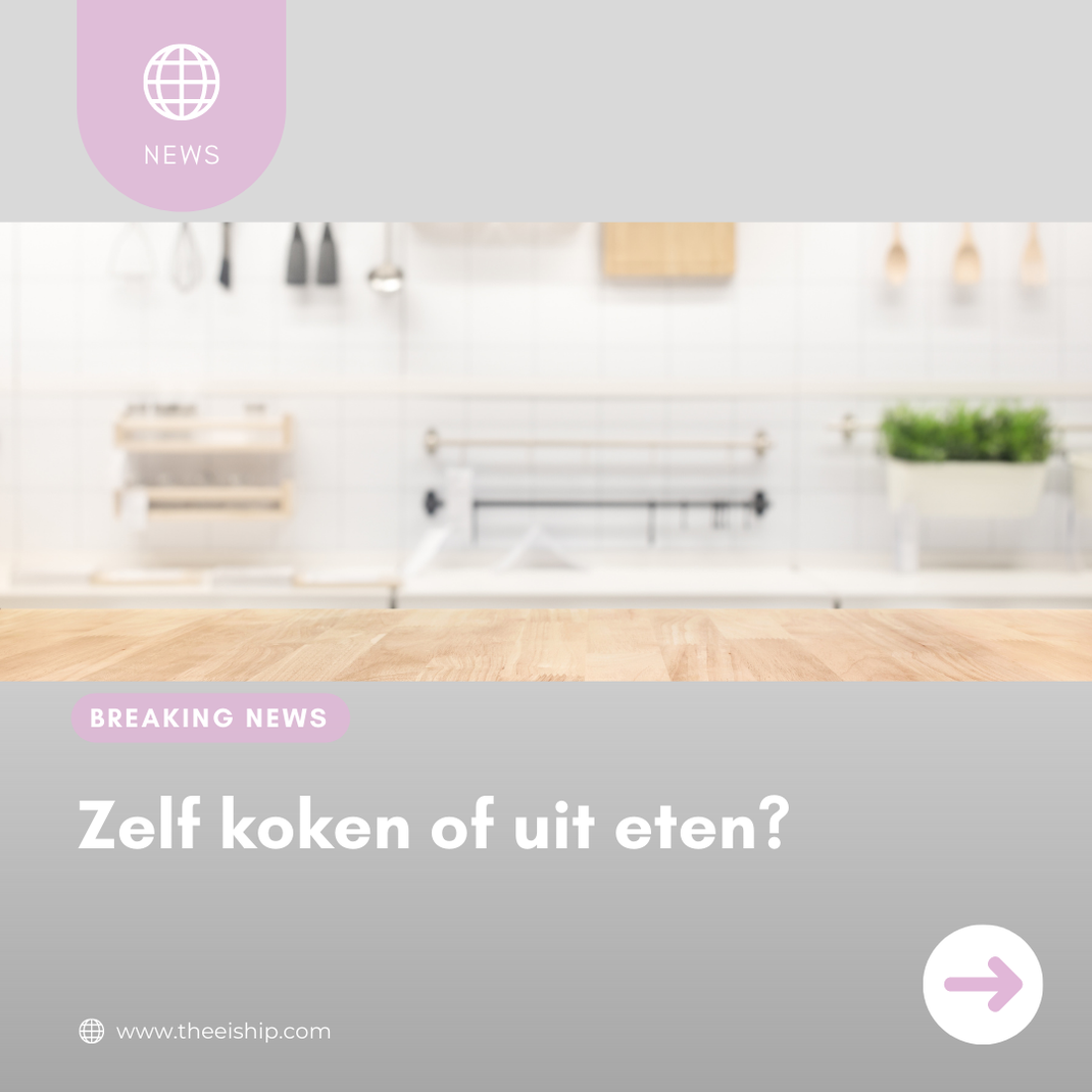 Kook je thuiszelf of ga je liever uiteten? By Tabitha