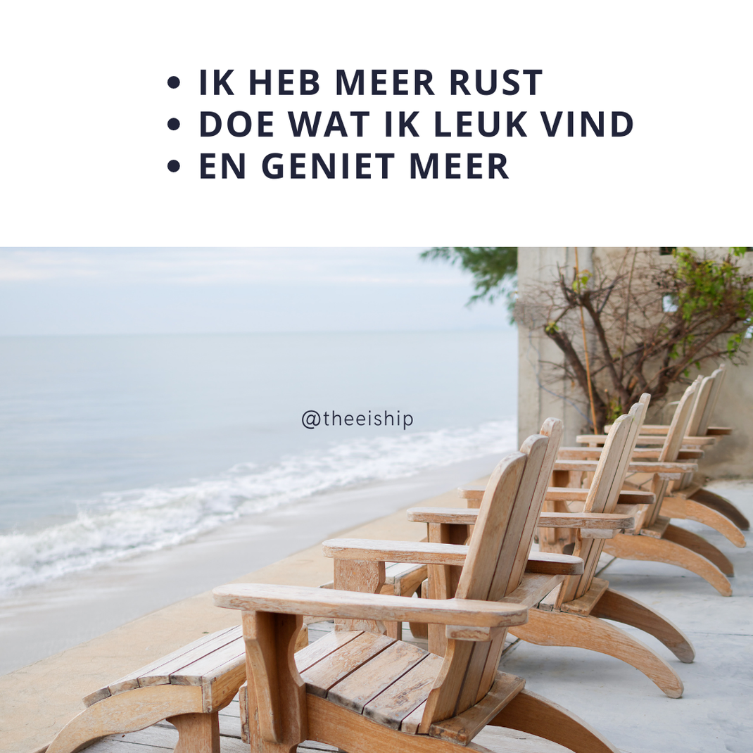Ik heb meer rust, doe wat ik leuk vind en geniet meer. By Thee is Hip!