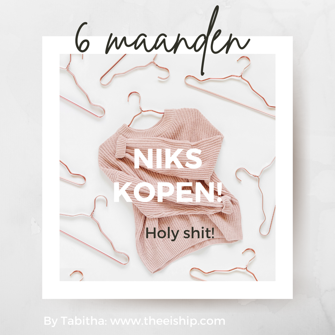 6 maanden geen kleren kopen... hoe dan? By Tabitha van Dasselaar
