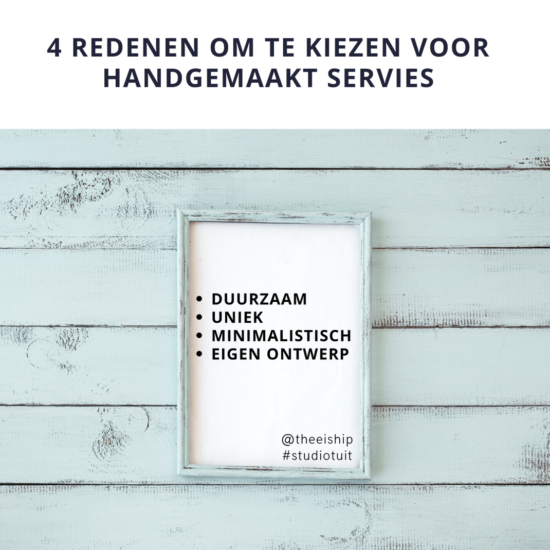 Duurzaam en minimalistisch handgemaakt servies door Studio Tuit. By Thee is Hip!