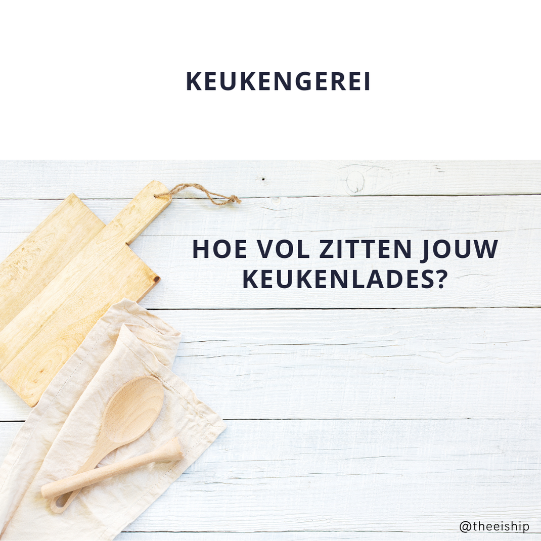 Ontspullen, minimalisme in de keuken by Thee is Hip!