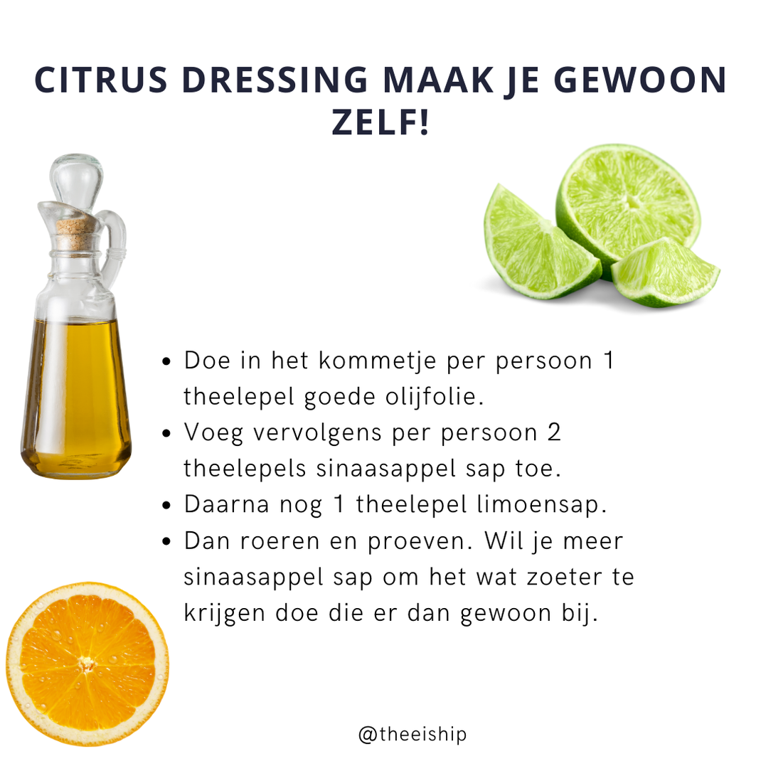 Makkelijk citrus dressing, deze maak je gewoon zelf! By Thee is Hip!