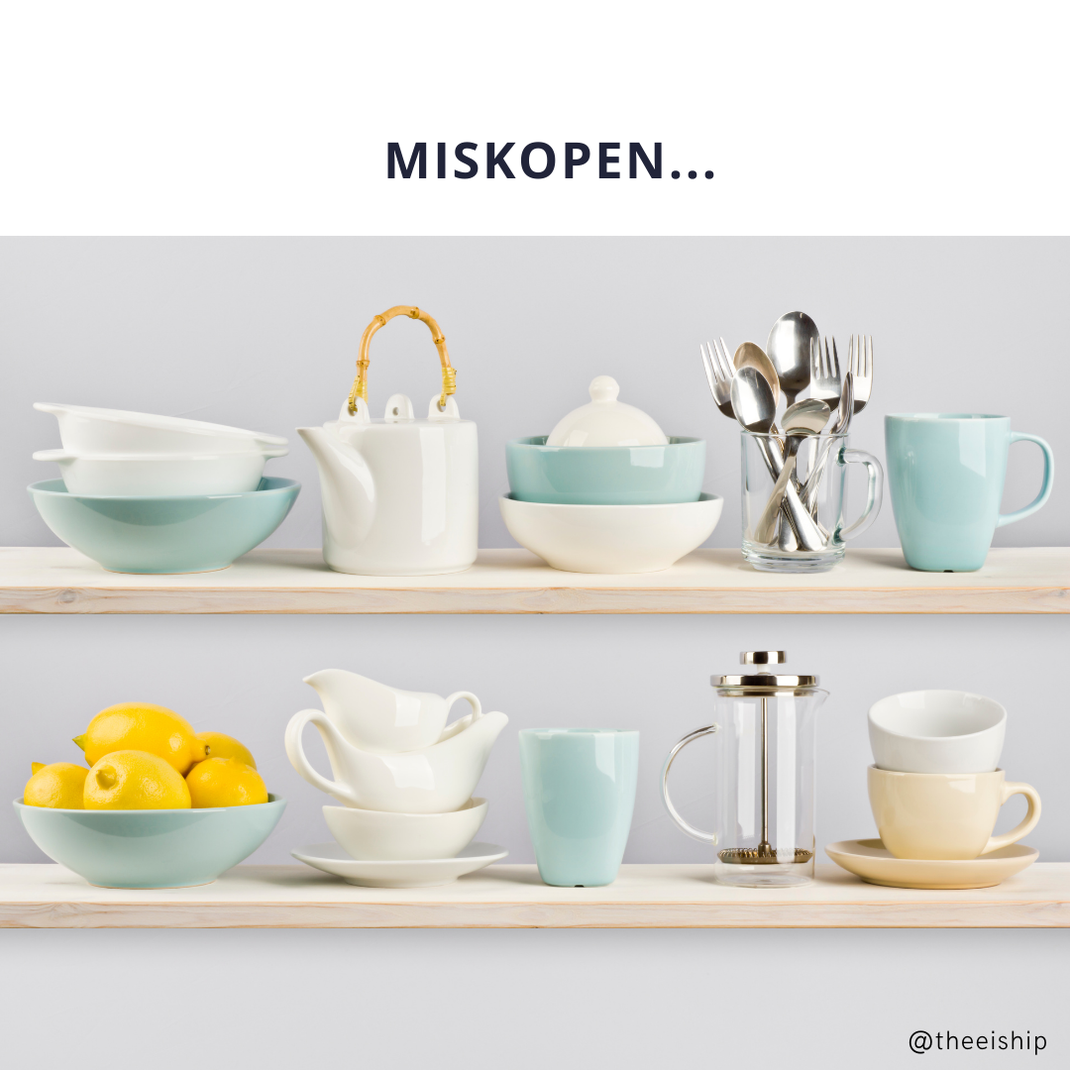 Ontspullen, minimalisme in de keuken by Thee is Hip!