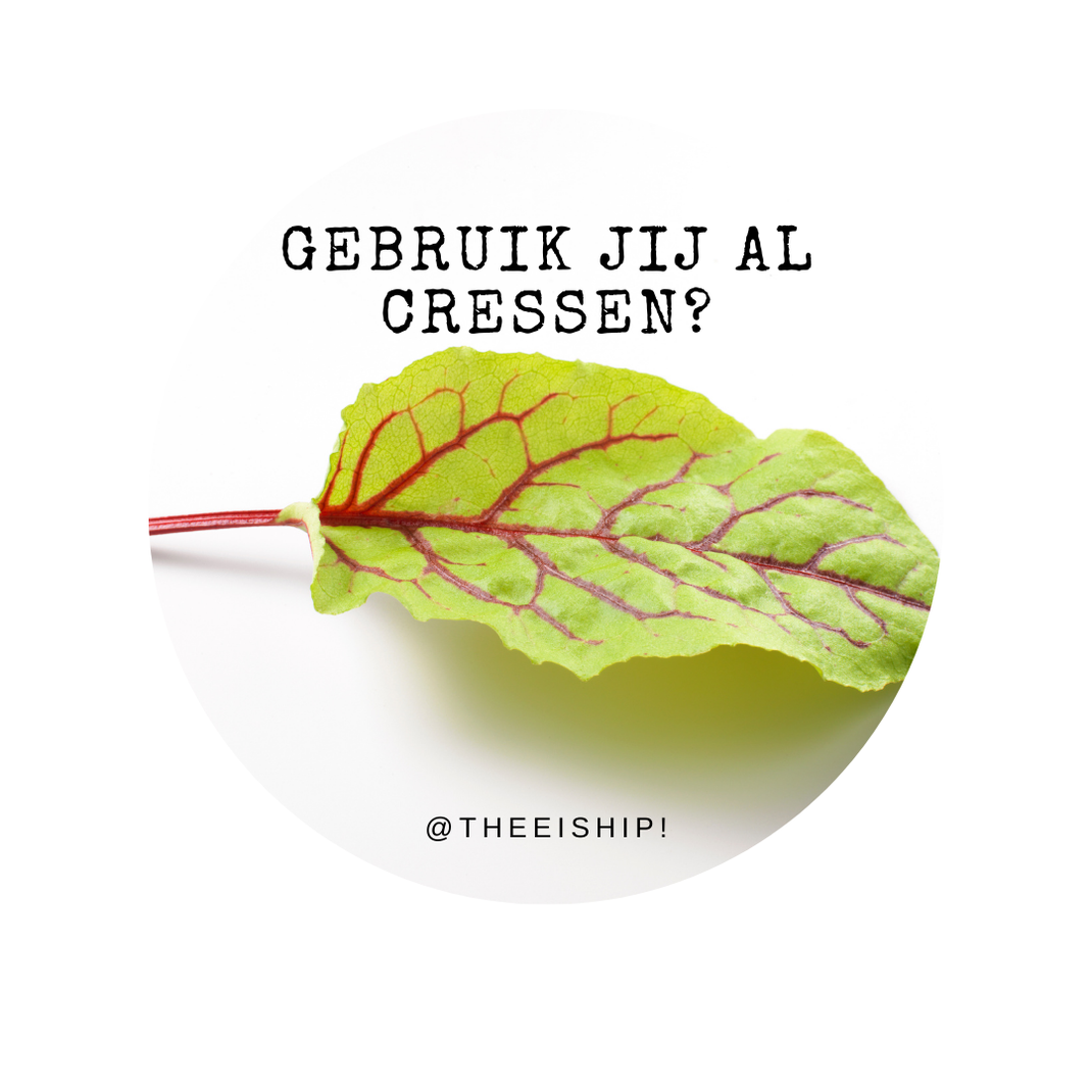 Gebruik jij al cressen voor je gezonde maaltijd? By Thee is Hip!