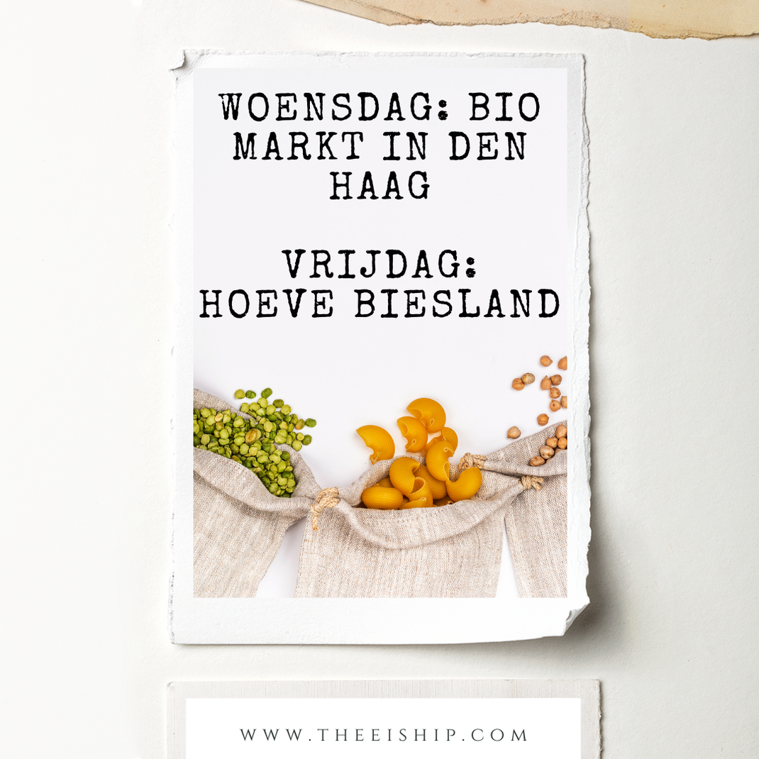Agenda week 16 van Thee is Hip. Op de biologische toer omgeving Haaglanden