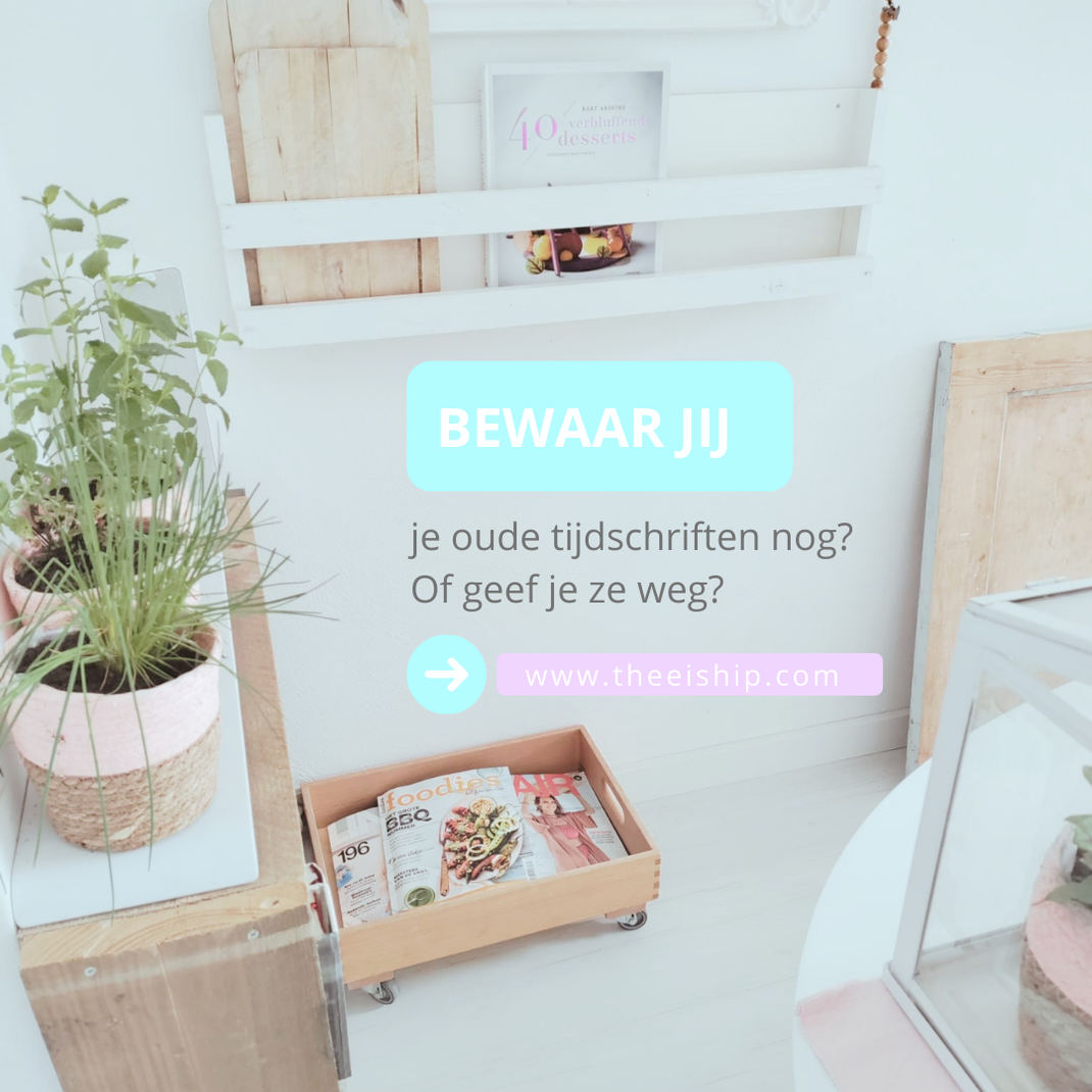 Bewaar jij je oude tijdschriften nog? Minimalisme by Tabitha van Dasselaar