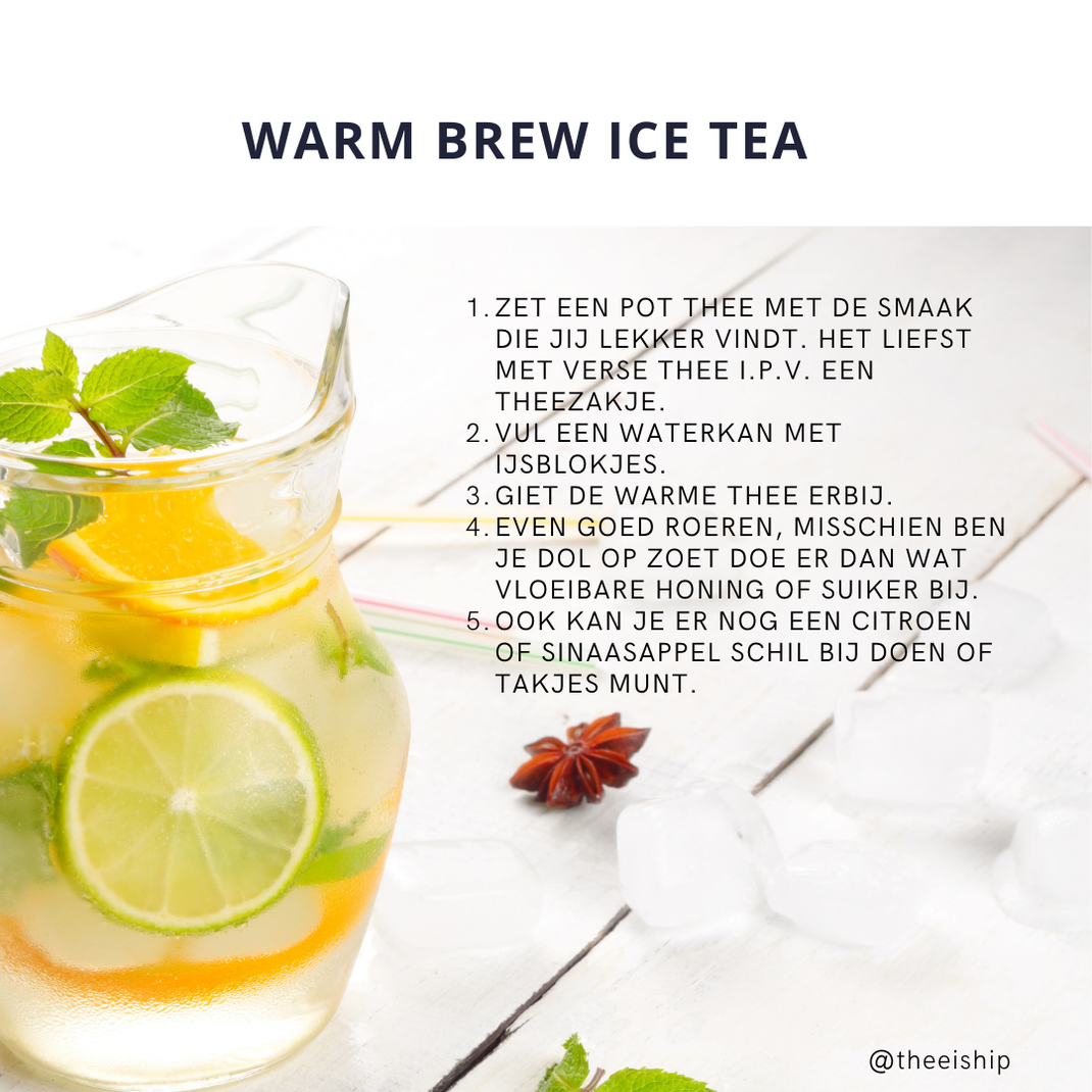 Ice tea recept by Thee is Hip!