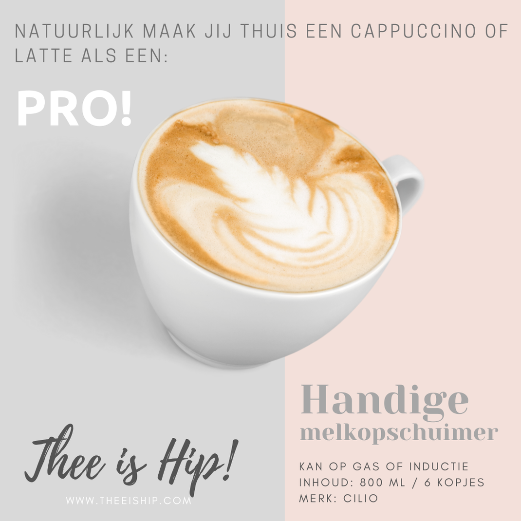Maak jij thuis al een latte of een cappuccino als een pro? By Thee is Hip!