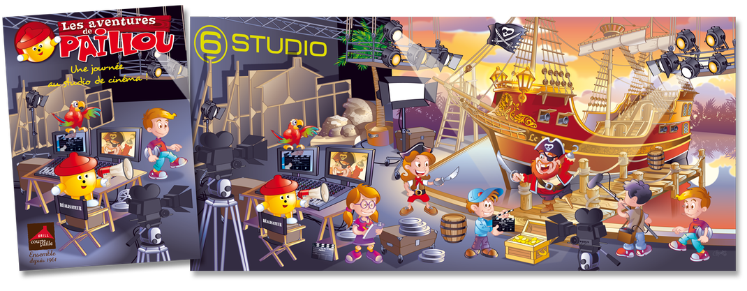 Courtepaille : les aventures de Paillou "Une journée au studio de cinéma"